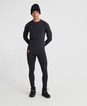 Superdry Carbon Baselayer Leggings Férfi Baselayers Fekete | KLXYI6138